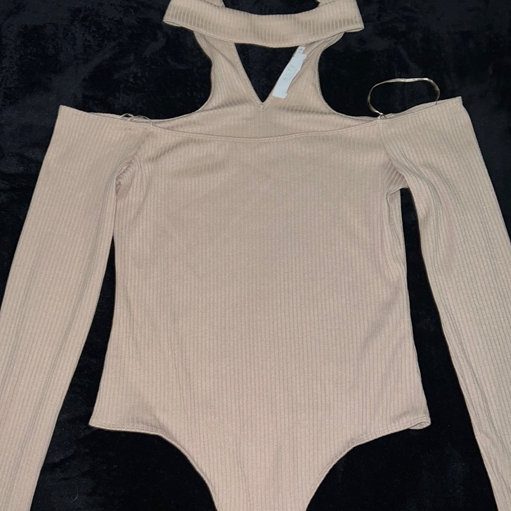 ASTR the label ribbed thong bodysuit